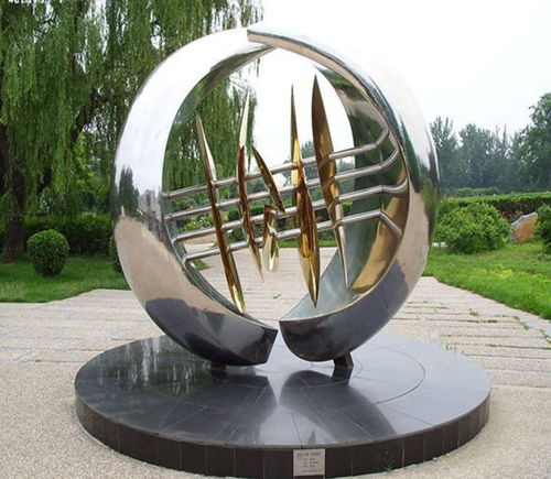 戶外陳美藝術(shù)景觀雕塑 創(chuàng)意不銹鋼景觀擺件 精品 藝術(shù)